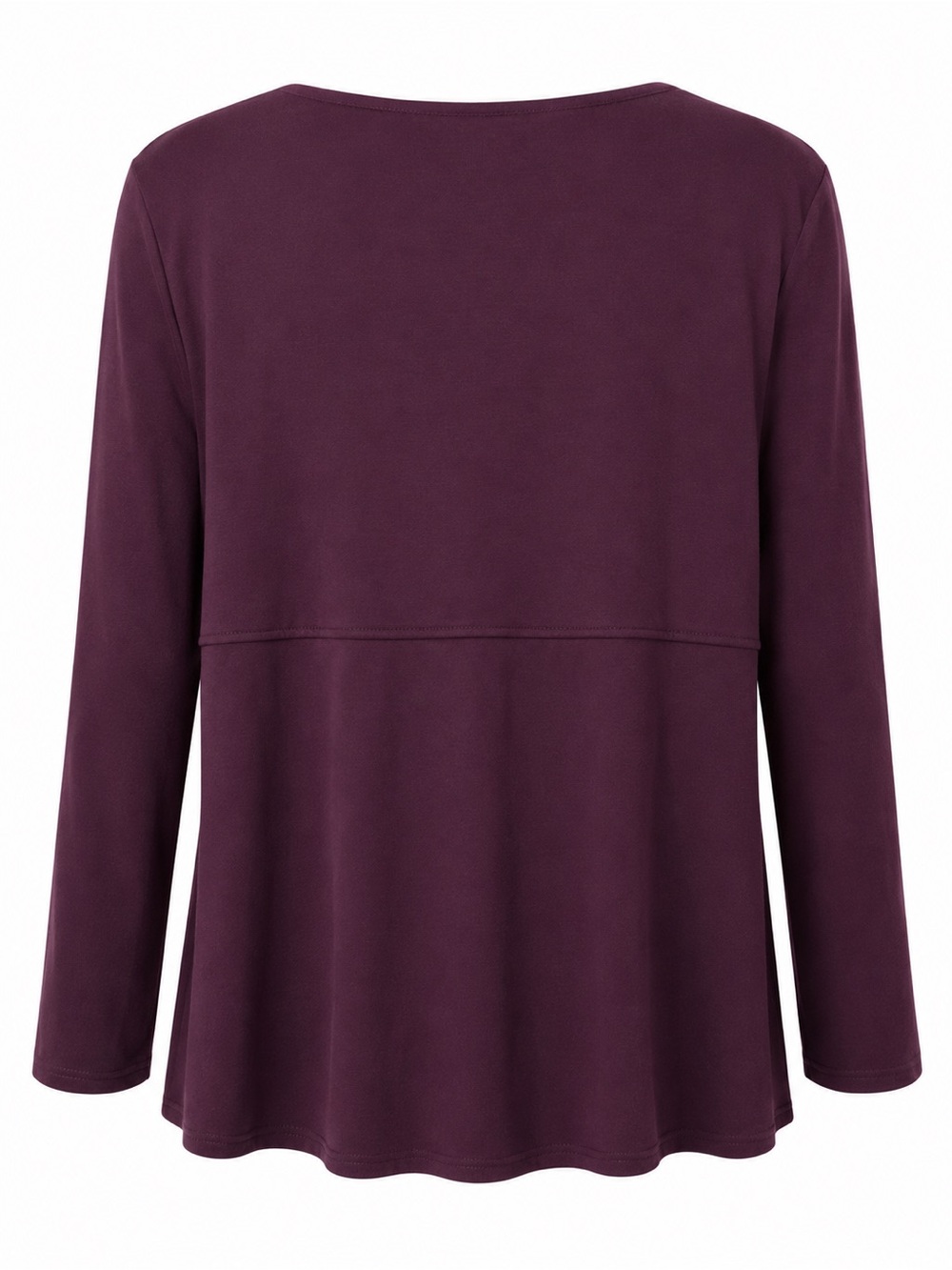 Cache NWT Plum Zip Front Bustier Coquette Knit Top Sweetheart Neck 3/4 Sleeve - Picture 3 of 4
